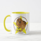 Mug Étoile de poussin rouge Silkie (Gauche)