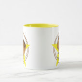 Mug Étoile de poussin rouge Silkie (Centre)