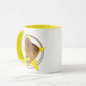 Mug Étoile de poussin rouge Silkie (Devant gauche)