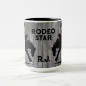 Mug Étoile de Rodéo Personnalisée (Centre)