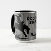 Mug Étoile de Rodéo Personnalisée (Devant gauche)
