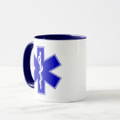 Mug Étoile d'EMT de la vie (Devant gauche)