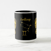 Mug Étoile des jumeaux, or (Centre)