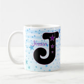 Mug ÉTOILE d'initiale de J (Gauche)