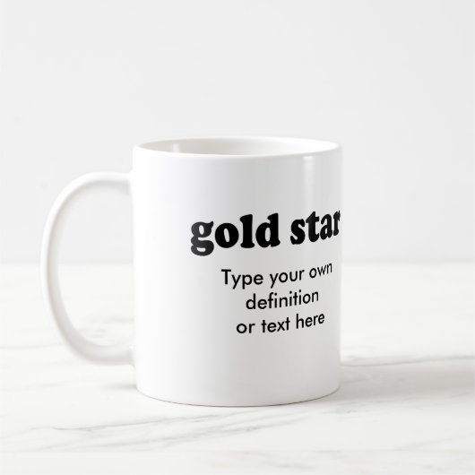 MUG ÉTOILE D'OR (Gauche)