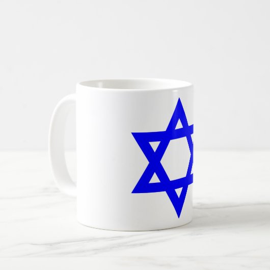 Mug ✡︎ Étoile juive de David (Devant gauche)