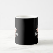 Mug Étoile noire festive Joyeux Noël (Centre)
