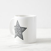 Mug étoile ornementale (Devant gauche)