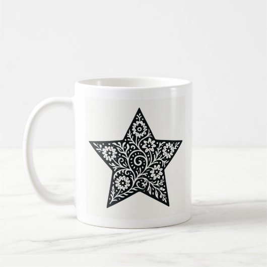 Mug étoile ornementale (Gauche)