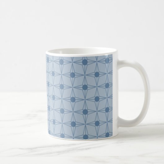 Mug étoilé rétrograde, bleu (Droite)