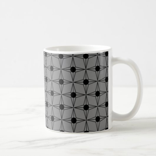 Mug étoilé rétrograde, gris (Droite)