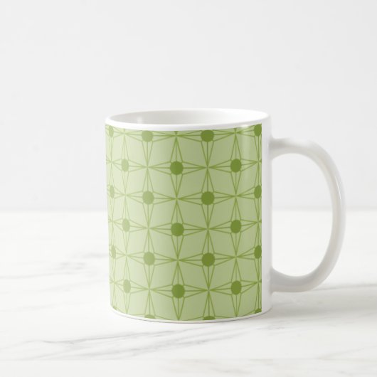 Mug étoilé rétrogradé, Vert olive (Droite)