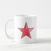 Mug étoile rouge (Gauche)
