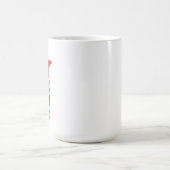 Mug Étoile rouge avec flèches chevron (Centre)