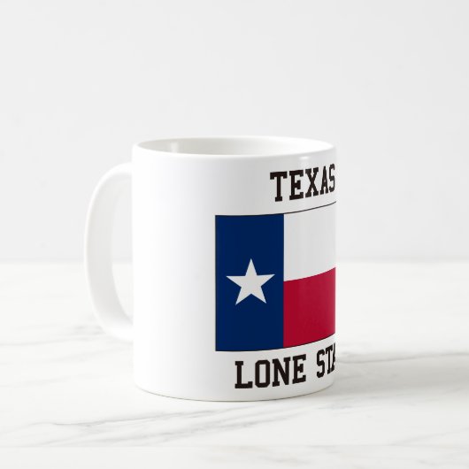 Mug Étoile solitaire du Texas (Devant gauche)