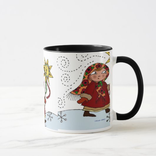 Mug Étoile ukrainienne de Noël (Droite)
