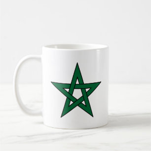 Mug Étoile Verte à Cinq Branches Marocaine