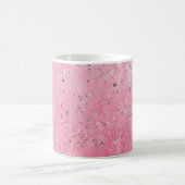 Mug Étoiles Argentées Roses (Centre)