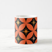Mug Étoiles atomiques de milieu de siècle sur des cerc (Centre)
