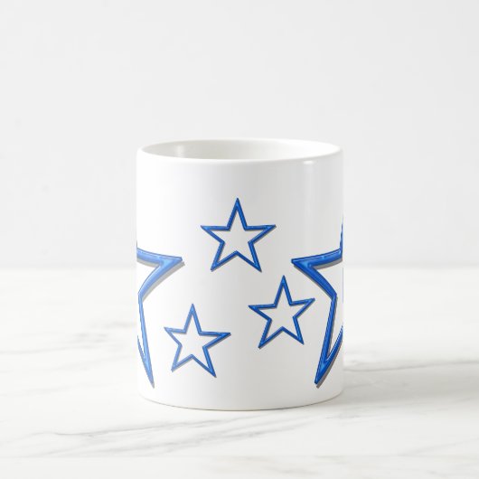 Mug - Étoiles avec initiales (Centre)