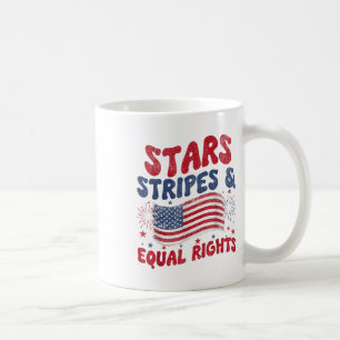 Mug Étoiles Bandes Et Droits Égaux 4 Juillet 