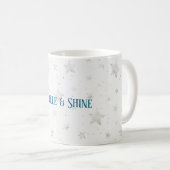Mug Étoiles blanches scintillent (Devant droit)