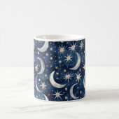 Mug Étoiles Bleu Argent Or (Centre)