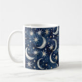 Mug Étoiles Bleu Argent Or (Gauche)
