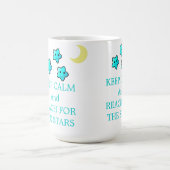 Mug Étoiles bleues avec citation (Centre)