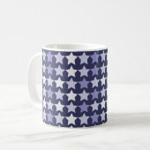 Mug Étoiles bleues de la marine patriotique (Devant gauche)
