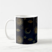 Mug Étoiles célestes Blue Gold Sun Moon (Gauche)