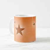 Mug Étoiles dans le bouillon de nuit, Orange (Devant gauche)