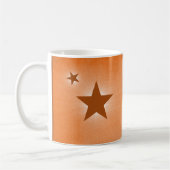 Mug Étoiles dans le bouillon de nuit, Orange (Gauche)