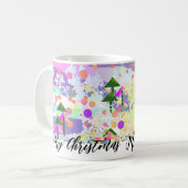 Mug ÉTOILES D'ARBRES Joyeux Noël (Devant gauche)