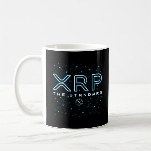 Mug Étoiles de chiffrement XRP Cryptodevise XRPL Block (Gauche)