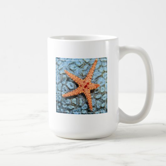 Mug Étoiles de mer sur un corail avec Polips (Droite)