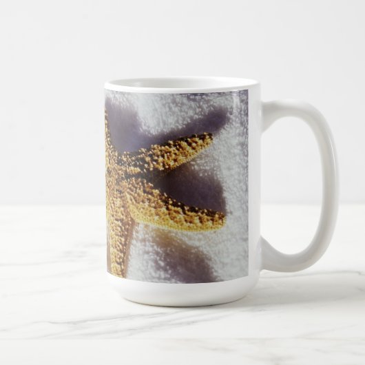 Mug Étoiles de mer sur une serviette (Droite)