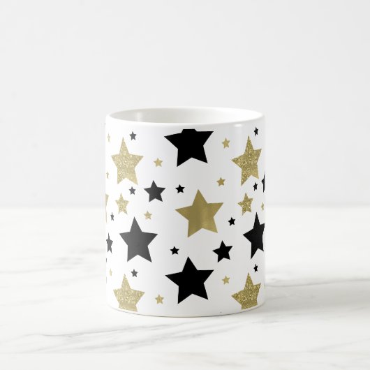 Mug Étoiles de noir d'or (Centre)