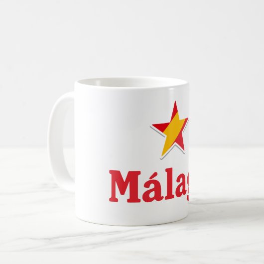 Mug Etoiles d'Espagne - Malaga (Devant gauche)