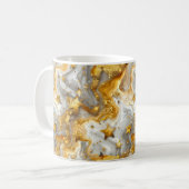 Mug Étoiles d'or en argent liquide, belle, brillante, (Devant gauche)