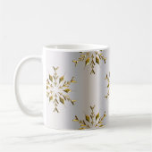 Mug Étoiles D'Or Sur Noël Argent (Gauche)