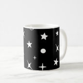 Mug étoiles du ciel noir (Devant droit)