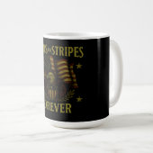 Mug Étoiles et bandes pour toujours - Fierté du drapea (Devant droit)