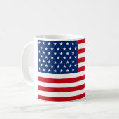 Mug Étoiles et rayures USA (Devant gauche)