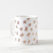 Mug Étoiles métalliques - cuivre (Devant gauche)