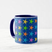 Mug Étoiles multicolores (Devant gauche)