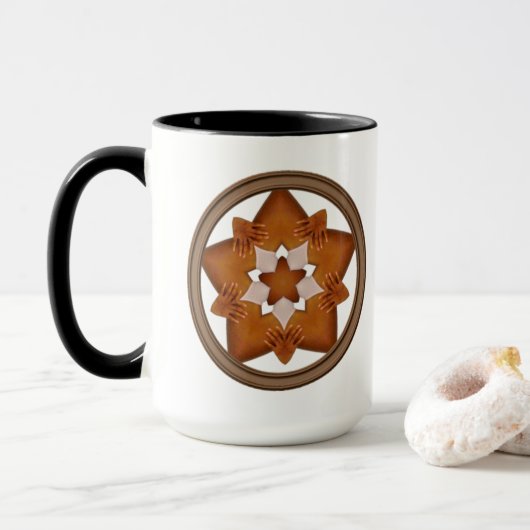 Mug Étoiles N Mains (Avec donut)