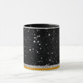 Mug Étoiles noires d'argent (Centre)
