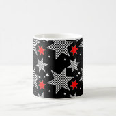 Mug Étoiles noires, rouges et blanches (Centre)