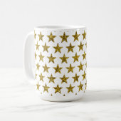 Mug Étoiles pailletées or (Devant gauche)